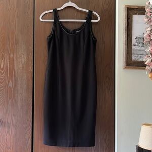 Elegant Black Sleeveless Dress